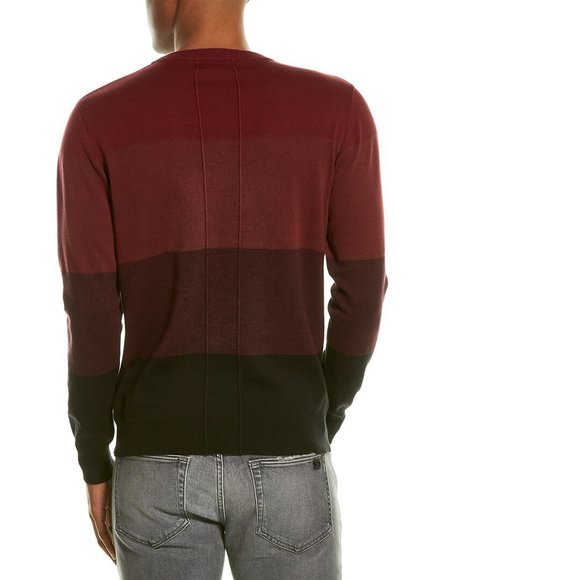 Loft 64 Ombre Stripes Crewneck Sweater 